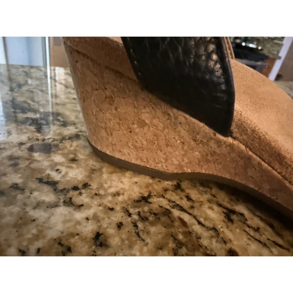 Vionic Orlando Wedge Black Strappy Sandel 7.5 NEW w/o Box - Picture 6 of 9